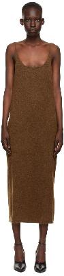 Arch The SSENSE Exclusive Brown Knit Dress