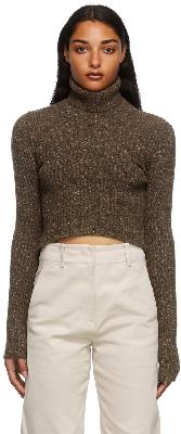 Arch The Brown Cropped Turtleneck
