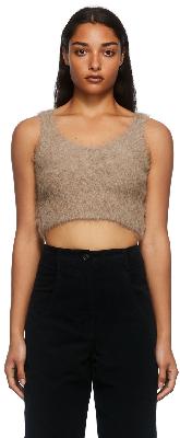 Arch The Brown Knit Tank Top