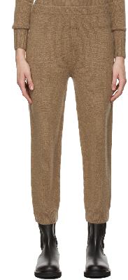 Arch The Brown Knit Jogger Lounge Pants