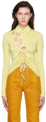 AVAVAV Yellow Cutout Shirt