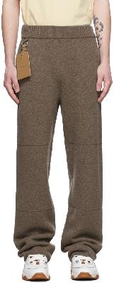 Axel Arigato Brown Wool Trousers