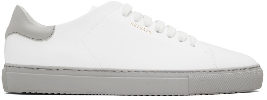 Axel Arigato White & Grey Clean 90 Sneakers