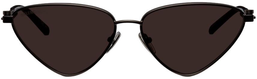 Balenciaga Gunmetal BB0166S Sunglasses