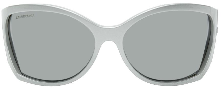 Balenciaga Silver Butterfly Bio Sunglasses