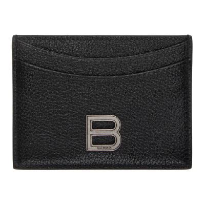 Balenciaga Black Hourglass Card Holder