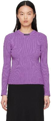 Balenciaga Purple Viscose Sweater
