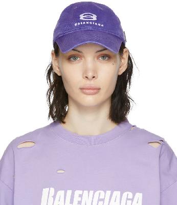 Balenciaga Purple Unity Snowboard Cap