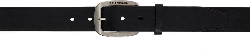 Balenciaga Black Calfskin Belt