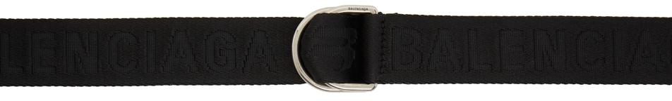 Balenciaga Black D-Ring Belt