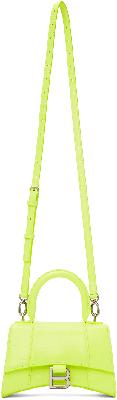 Balenciaga Yellow Croc XS Hourglass Bag
