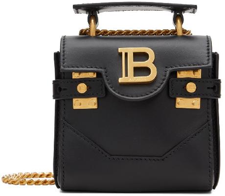 Balmain Black Mini B-Buzz Shoulder Bag