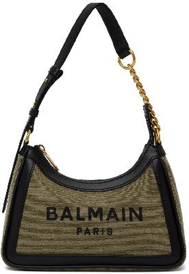 Balmain Khaki B-Army Shoulder Bag