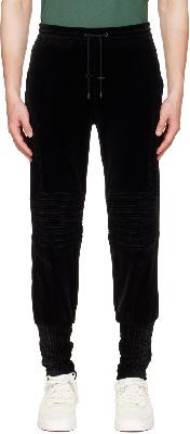 Balmain Black Velvet Lounge Pants
