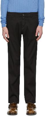 Barena Black Linen Rubio Trousers