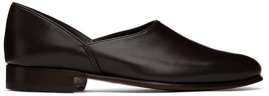Bode Brown Leather House Loafers