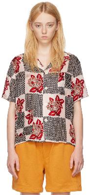 Bode Multicolor Checker Bloom Shirt