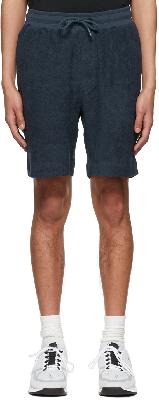 Boss Navy Cotton Shorts
