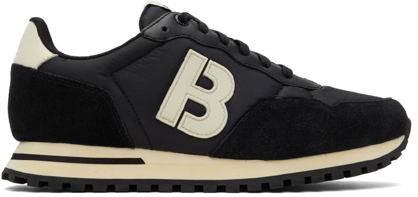 Boss Black 'B' Mixed Material Sneakers