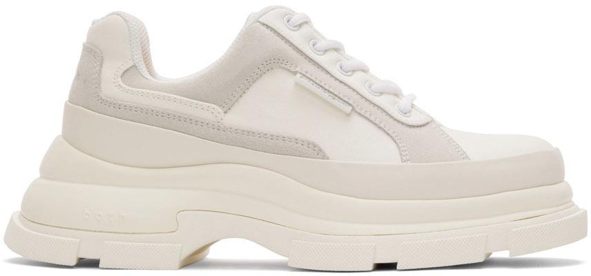 both White Gao Eva Low-Top Sneakers