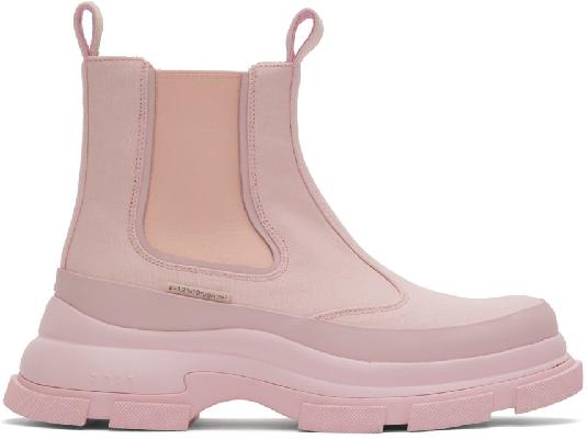 both Pink Gao Eva Chelsea Boots