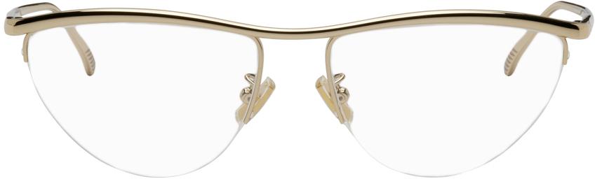 Bottega Veneta Gold Line Glasses