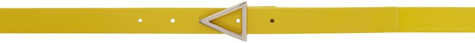 Bottega Veneta Yellow Small Triangle Belt