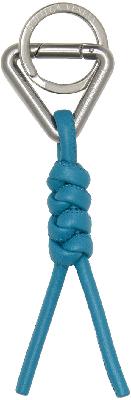 Bottega Veneta Blue Nappa Key Ring