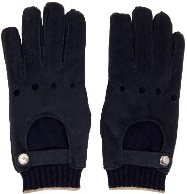 Brunello Cucinelli Suede & Cashmere Gloves