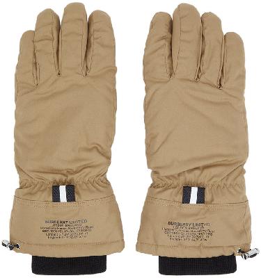Burberry Beige Deerskin Location Gloves