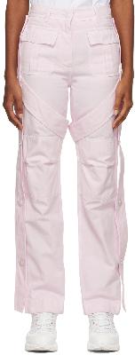 Burberry Pink Amelia Cargo Trousers