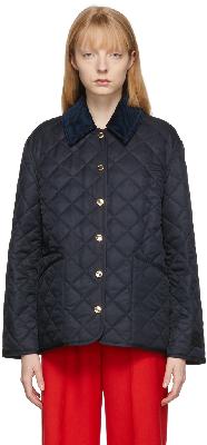 Burberry Navy Quilted Dranefeld Jacket