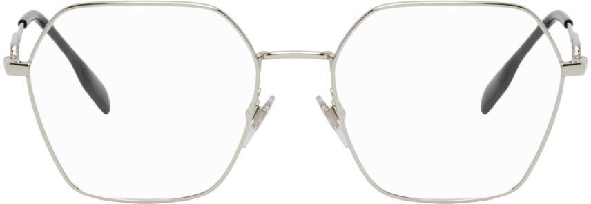 Burberry Silver Hexagonal Glasses