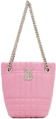 Burberry Pink Mini Lola Bucket Bag