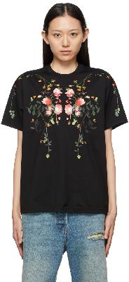 Burberry Black Flowers Carrick T-Shirt