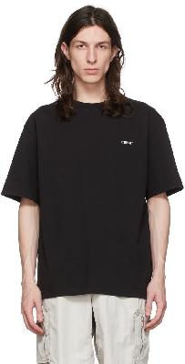 C2H4 Black Cotton T-Shirt
