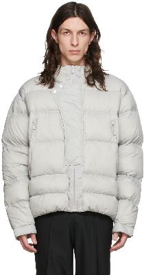 C2H4 Grey Polyester Down Jacket