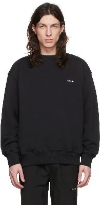 C2H4 Black Cotton Sweatshirt