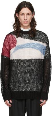 C2H4 Black Acrylic Sweater