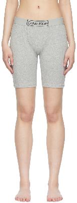 Calvin Klein Underwear Gray Cotton Boy Shorts