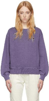 Carhartt Work In Progress Purple Cotton Sweatshirt