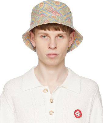 Casablanca Multicolor Wool Bucket Hat