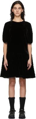 Cecilie Bahnsen SSENSE Exclusive Black Velvet Alexa Dress