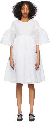 Cecilie Bahnsen White Florette Mini Dress