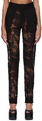 Charles Jeffrey Loverboy Black Cotton Trousers