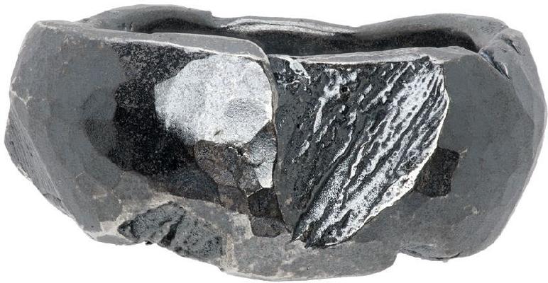 Chin Teo Silver Mystery Rock Ring