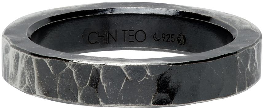 Chin Teo Silver Stonewall Forged Ring