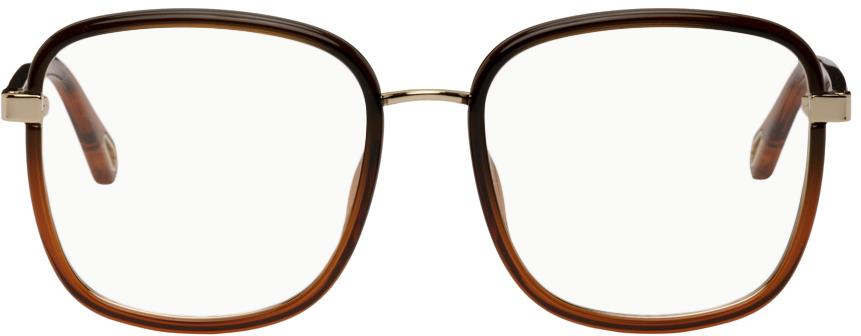 Chloé Brown Square Glasses