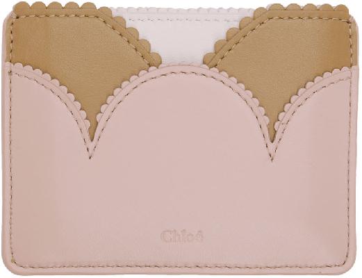 Chloé Pink Linda Card Holder