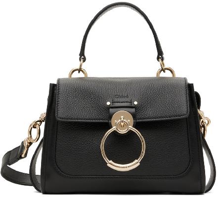 Chloé Black Mini Tess Day Bag